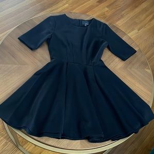 Black for and flare dress